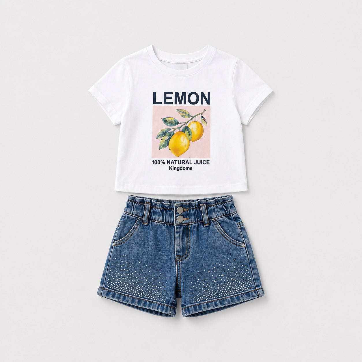 Детска тениска за момиче Lemon Summer
