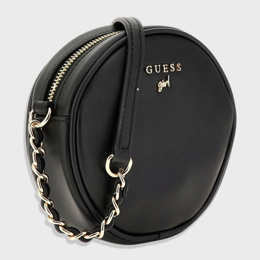 Ефектна Кръгла Черна Чанта Guess